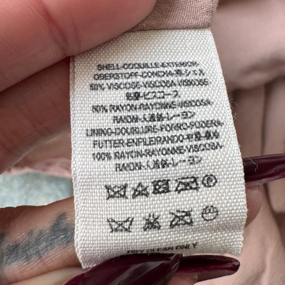 Free People Mauve Asymmetrical Mini Skirt Sz 0 Fairycore Boho Whimsy Ballet Hem - Picture 4 of 5